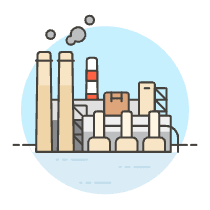 Factory Illustration from UX Colors Set
