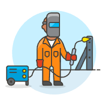 MACHINE WELDER 5 Illustration from UX Colors Set