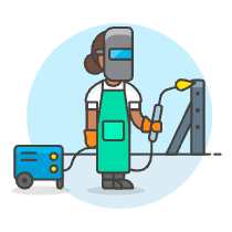 MACHINE WELDER 6 Illustration from UX Colors Set