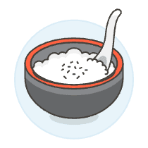 Bowl Of Rice Illustration from UX Colors Set