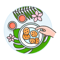 Cookies Plating 1 Illustration from UX Colors Set