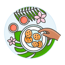 Cookies Plating 3 Illustration from UX Colors Set
