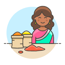 Spice Vendor 2 Illustration from UX Colors Set