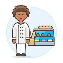 Baker 3 Illustration from UX Colors Set
