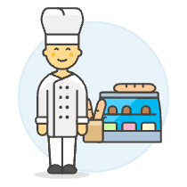 Baker 5 Illustration from UX Colors Set