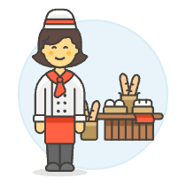 Baker 6 Illustration from UX Colors Set
