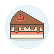 Chocolate Cake 1 Illustration from UX Colors Set