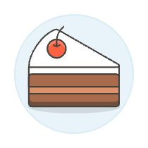 Chocolate Cake 2 Illustration from UX Colors Set