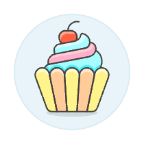 Cupcake 1 Illustration from UX Colors Set