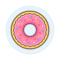 Donut 1 Illustration from UX Colors Set