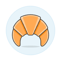 Croissant Illustration from UX Colors Set