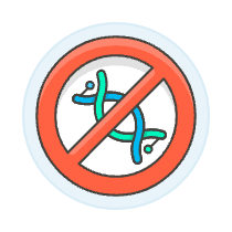 No Gmo Illustration from UX Colors Set