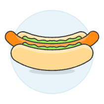 Hotdog 2 Illustration from UX Colors Set