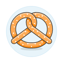 Pretzel Illustration from UX Colors Set