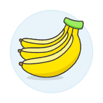 Banana Illustration from UX Colors Set