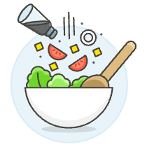 Salad 2 Illustration from UX Colors Set