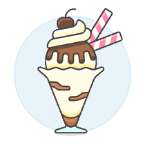 Single Scoop Cup Illustration from UX Colors Set