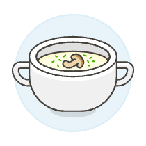 Bowl Of Soup Illustration from UX Colors Set