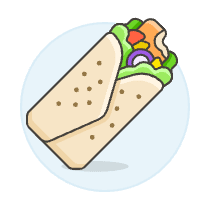 Burrito Illustration from UX Colors Set