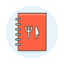 Menu Illustration from UX Colors Set