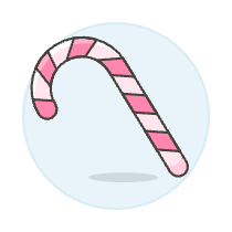 Candy Cane Illustration from UX Colors Set