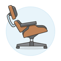 Rotating Armchair Illustration from UX Colors Set