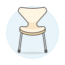 White Chair Sofa Illustration from UX Colors Set