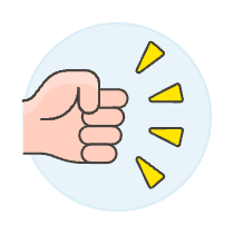 Fist 1 Illustration from UX Colors Set
