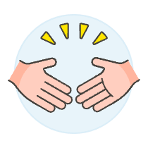 Hand Shake 1 Illustration from UX Colors Set