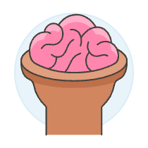 Brain 5 Illustration from UX Colors Set
