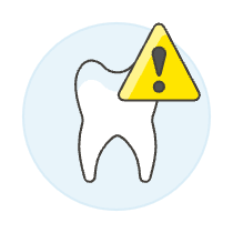 Dentistry Tooth Alert 1 Illustration from UX Colors Set