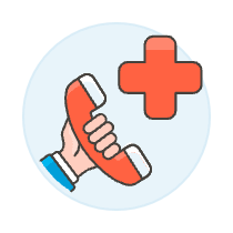 Health Call 1 Illustration from UX Colors Set