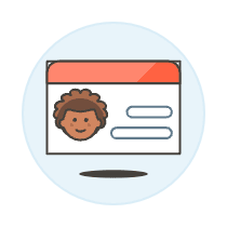 Insurance ID Card 2 Illustration from UX Colors Set