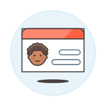 Insurance ID Card 5 Illustration from UX Colors Set