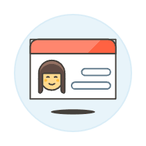 Insurance ID Card 6 Illustration from UX Colors Set