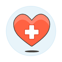 Heart Care Illustration from UX Colors Set