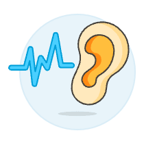 Hearing Signal 3 Illustration from UX Colors Set