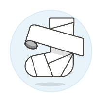 Bandaged Foot Illustration from UX Colors Set