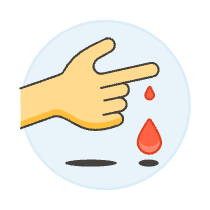 Injuries Finger 3 Illustration from UX Colors Set