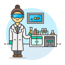 Laboratory Scientist 5 Illustration from UX Colors Set