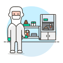Laboratory Scientist 7 Illustration from UX Colors Set