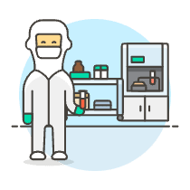 Laboratory Scientist 9 Illustration from UX Colors Set