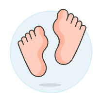Foot 1 Illustration from UX Colors Set
