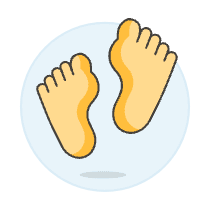 Foot 2 Illustration from UX Colors Set