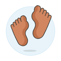Foot 3 Illustration from UX Colors Set