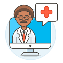 App Doctor 3 Illustration from UX Colors Set