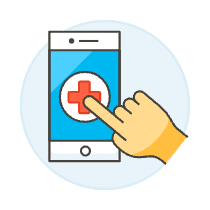 App Health 3 Illustration from UX Colors Set