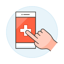App Health 4 Illustration from UX Colors Set