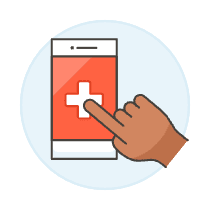 App Health 5 Illustration from UX Colors Set