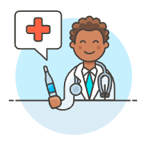 Doctor Consultling 2 Illustration from UX Colors Set
